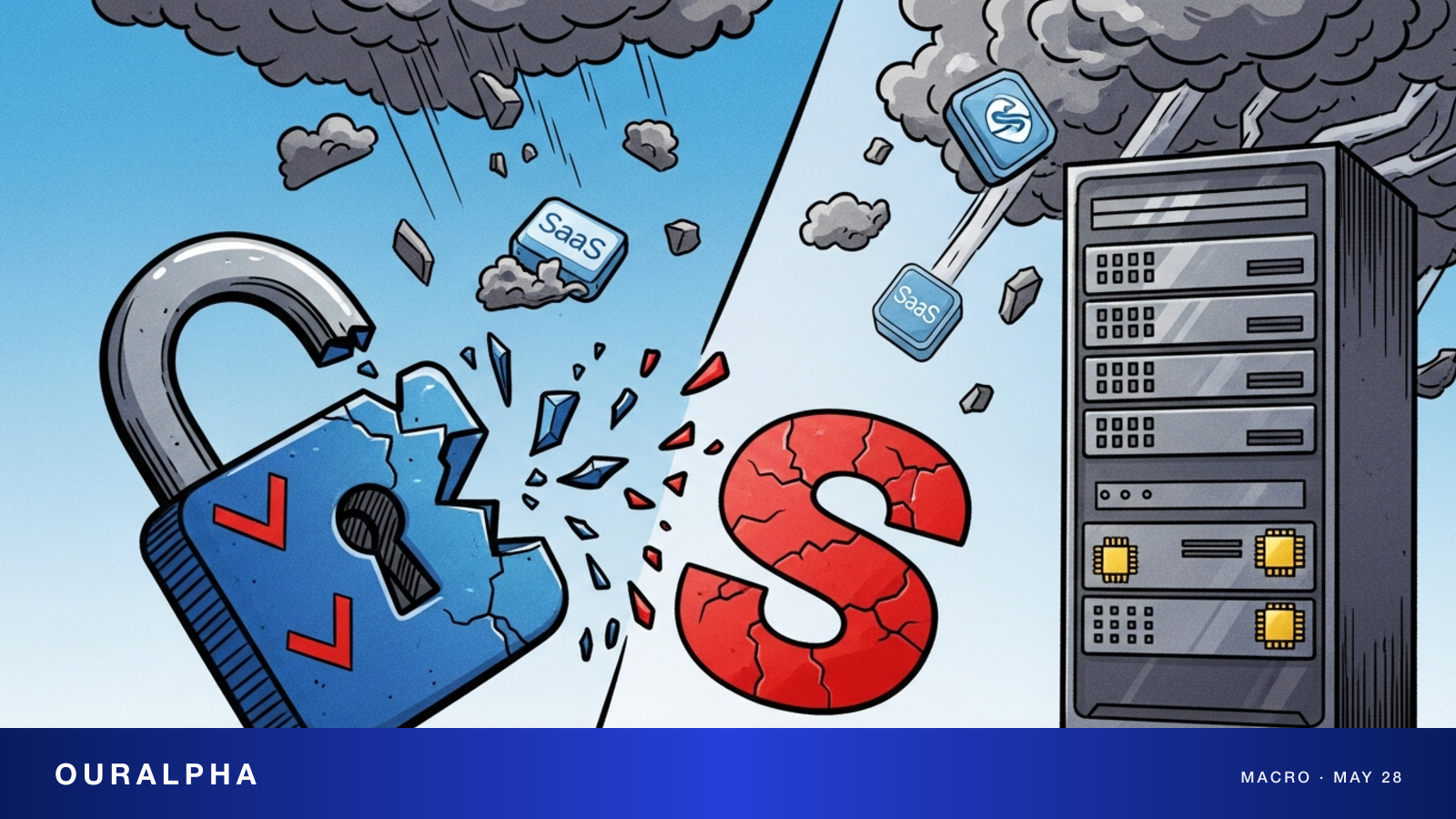 网安股一夜炸了 -30%，SaaS 与 AI Infra 的裂缝肉眼可见
