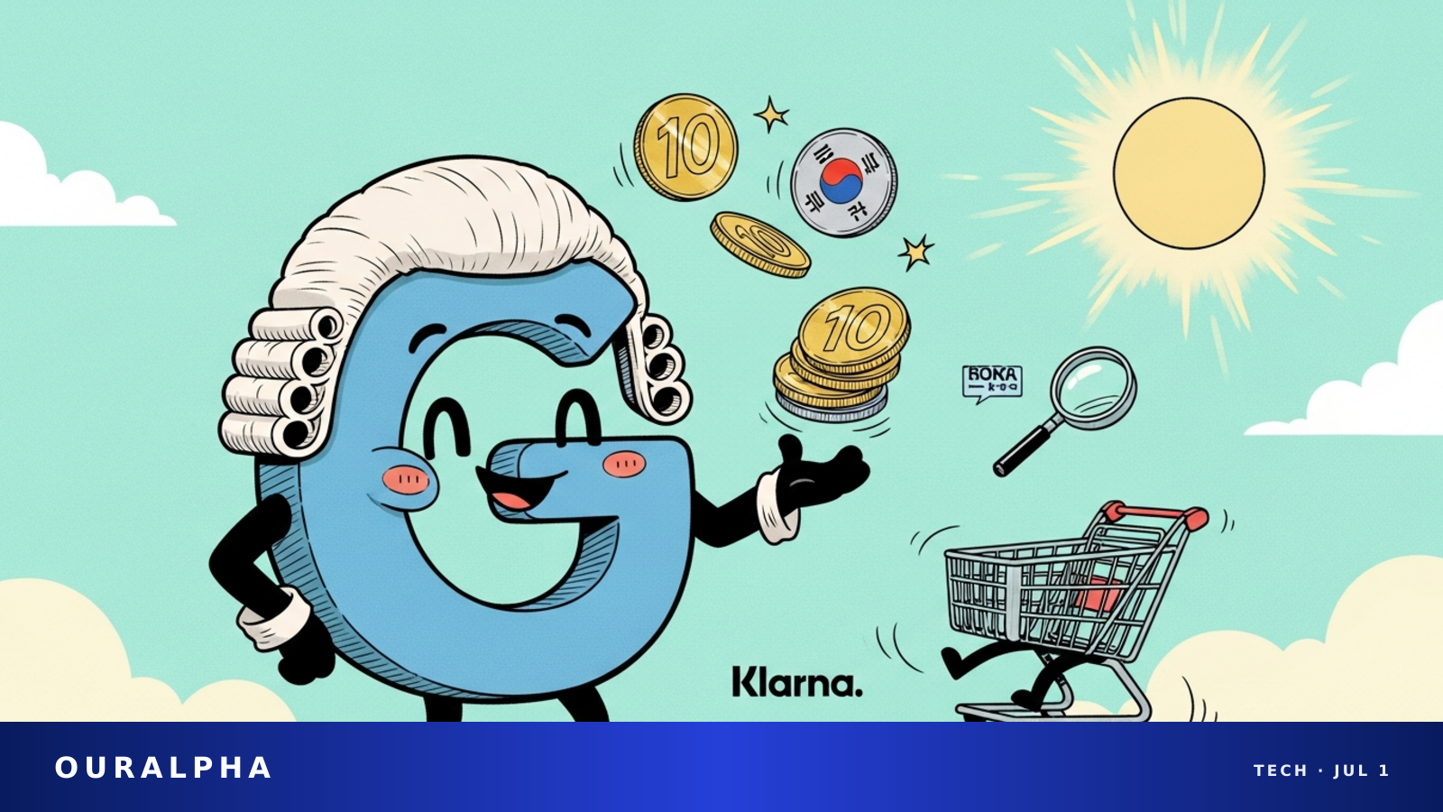 Alphabet’s Antitrust Headache Deepens: Sweden Orders $1.5B Payout to Klarna, South Korea Opens New Probe
