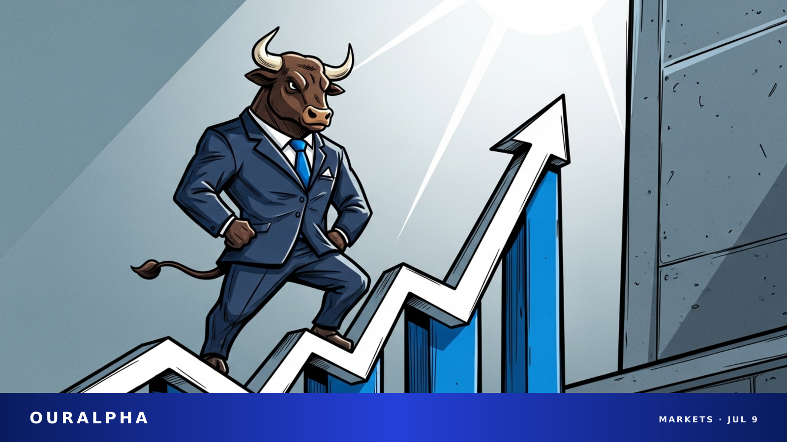 Wall Street Q2 earnings season S&P 500 profit growth four-year high US stocks earnings