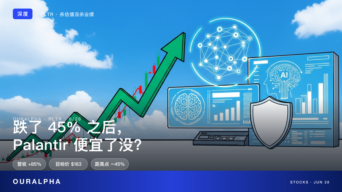 Palantir PLTR 个股深度 估值 杀估值没杀业绩 OurAlpha
