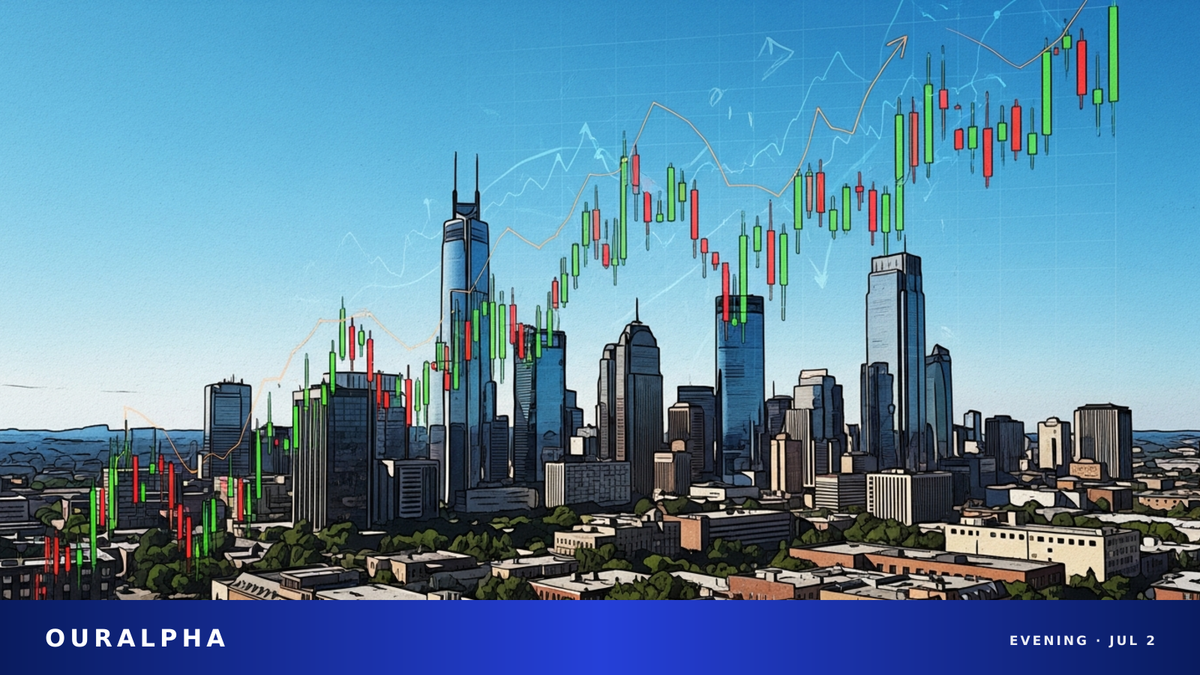 OurAlpha 美股晚报（2026 年 7 月 2 日）：科技股承压，银行财报分化