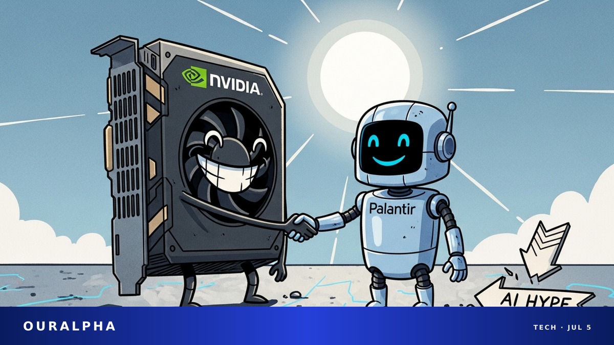 英伟达NVDA收入分成合作模式 Palantir CEO炮轰AI行业走偏