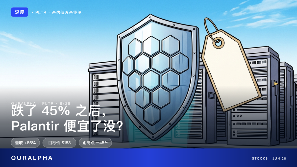 Palantir PLTR 个股深度 估值 杀估值没杀业绩 OurAlpha