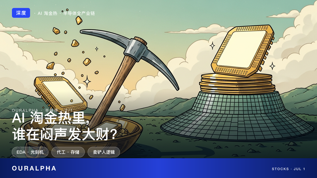美股半导体全产业链 EDA 光刻机 GPU 代工 存储 光模块 英伟达 台积电 美光 护城河地图 OurAlpha