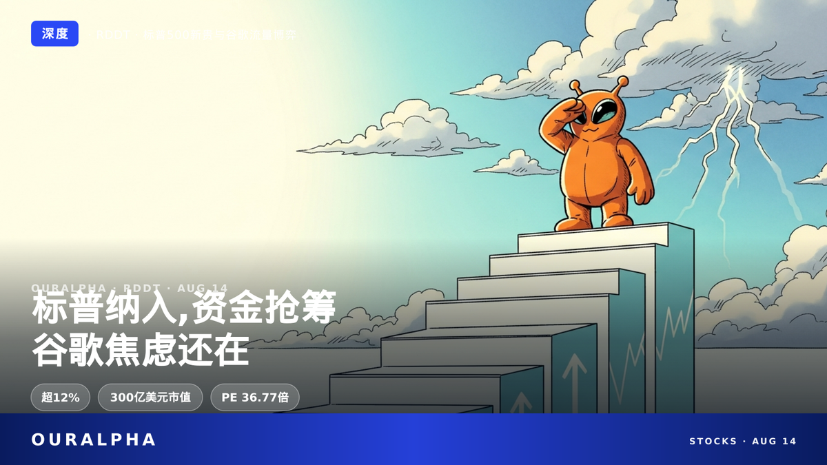 标普纳入撑起12%暴涨,压得住谷歌焦虑吗?