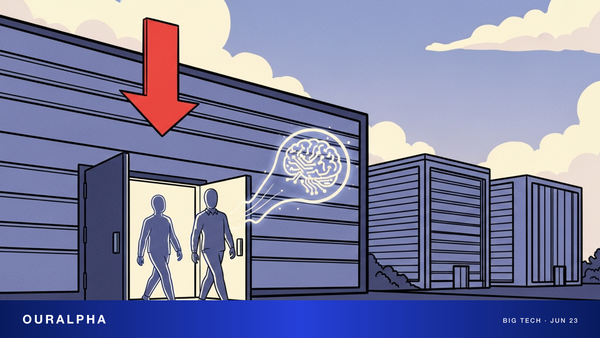 谷歌 Alphabet AI 人才流失股价下跌 GOOGL 漫画封面