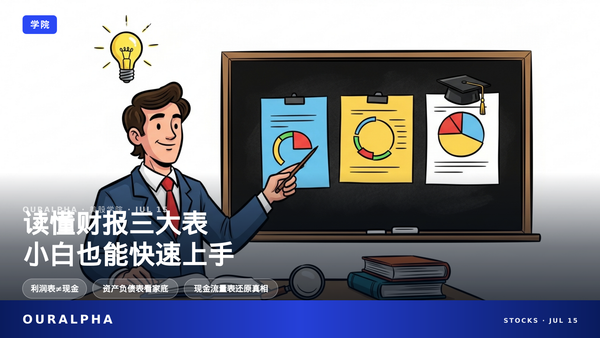 财报三大表是什么？利润表、资产负债表、现金流量表详解