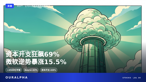 资本开支狂飙69%,微软凭什么单日暴涨15.5%