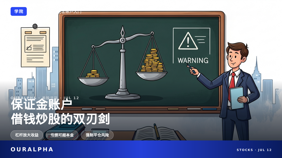 美股保证金账户是什么？融资融券风险与规则详解