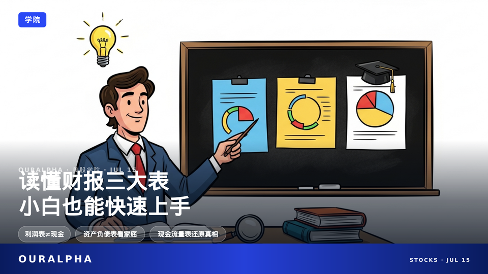 财报三大表是什么？利润表、资产负债表、现金流量表详解