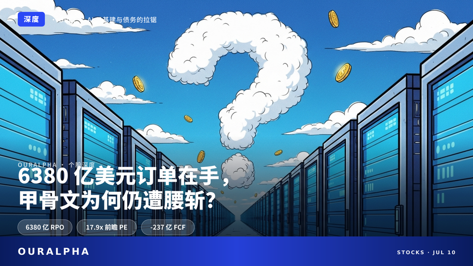 甲骨文：6380 亿订单下的便宜与陷阱