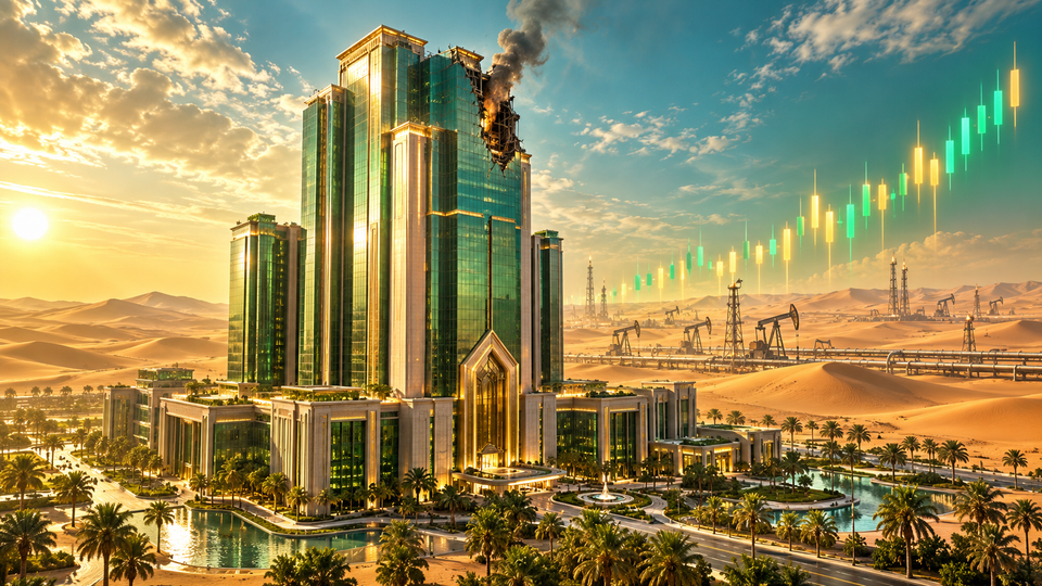 胡塞导弹击中沙特阿美（Saudi Aramco）宰赫兰总部办公楼，布伦特原油升破 106 美元，中东风险溢价能撑多久？